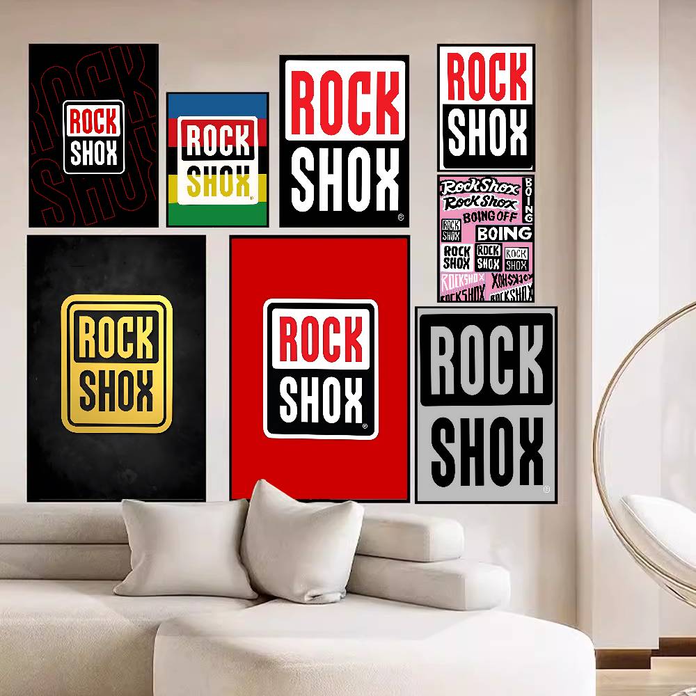 Mountain Biking Movies - R-Rock-Shox Mountain Bike Movie Sticky Posters