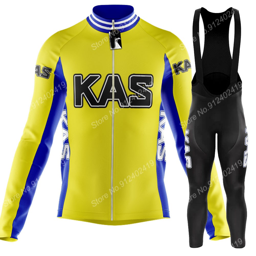Mountain Biking Uniform - KAS Team 2023 Cycling Jersey Set
