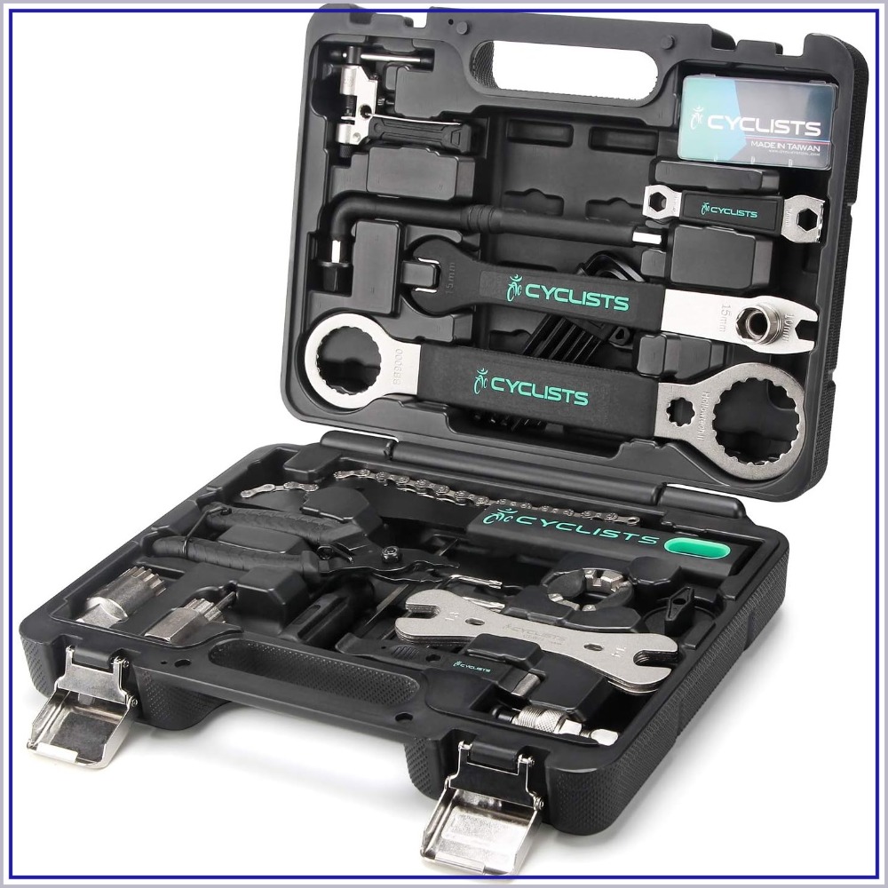 Mountain Biking Images - 23-Piece Bike Repair Tool Kit with