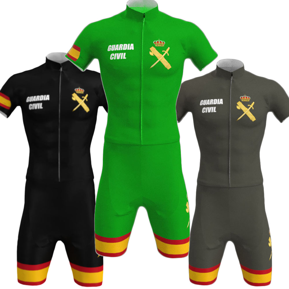 Mountain Biking Uniform - Civil Guard Cycling Jersey 2024 Men
