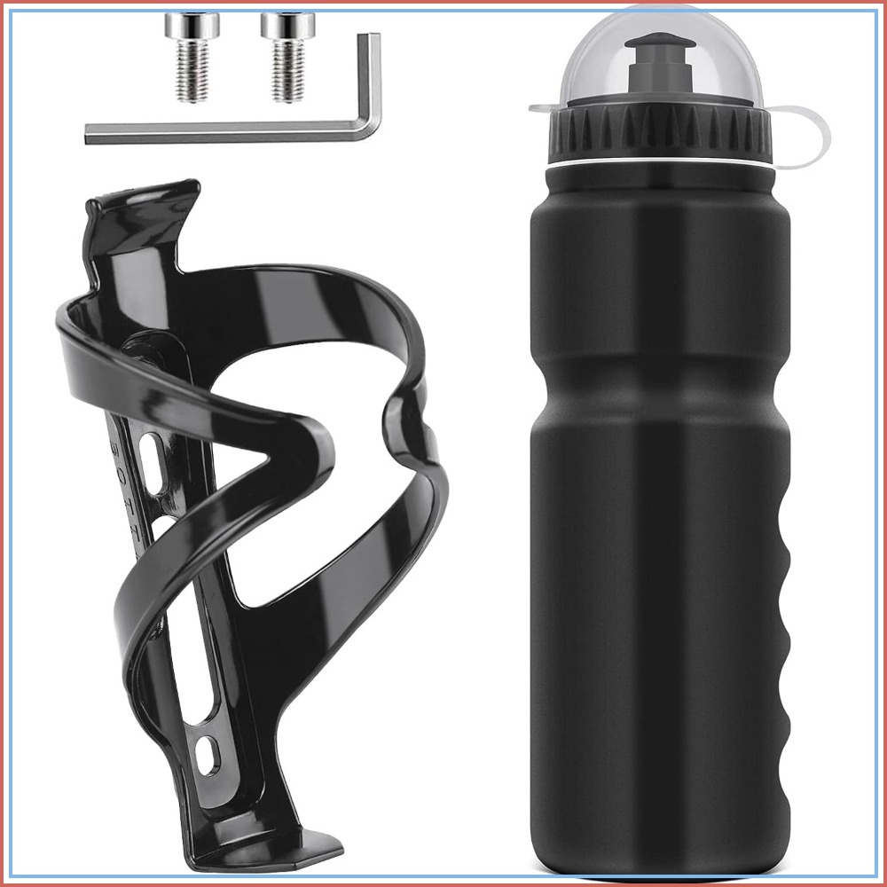 Mountain Biking Images - BPA-Free 800ml Bike Water Bottle &