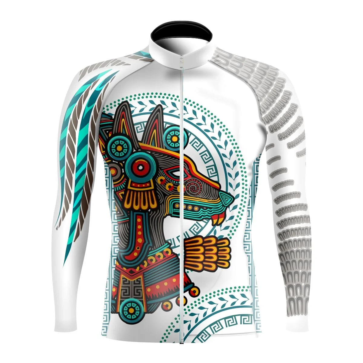 Mountain Biking New Mexico - Mexico Cycling Jersey Long Sleeve Men