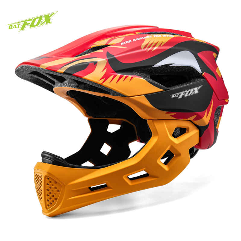 BATFOX Kids Full Face Bike Hel - Mountain Biking Helmet Kids recensione e prezzo