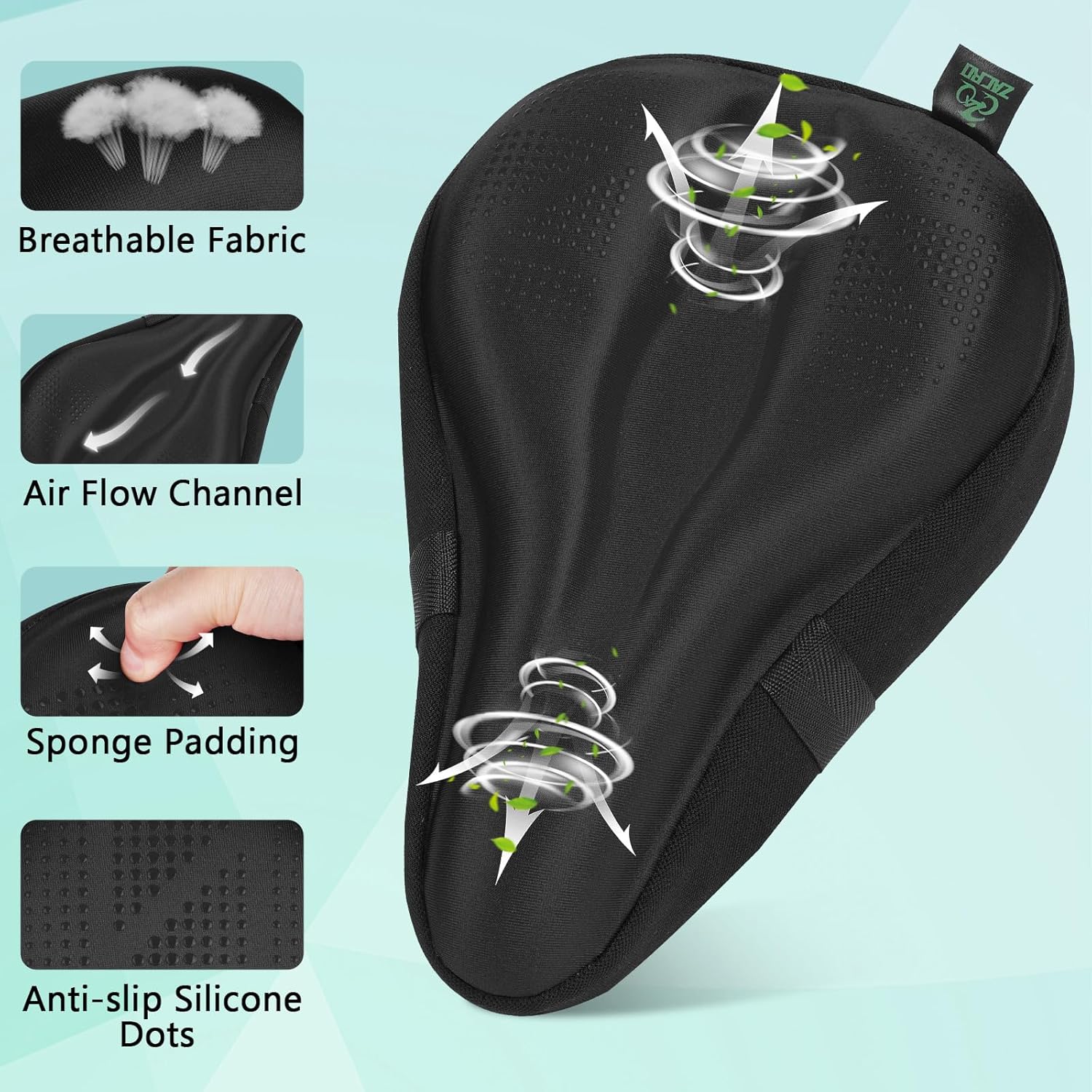 Gel Bike Seat Cushion Cover fo - Mountain Biking Images recensione e prezzo
