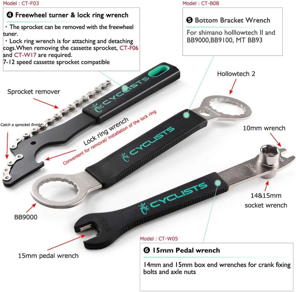 23-Piece Bike Repair Tool Kit  - Mountain Biking Images recensione e prezzo