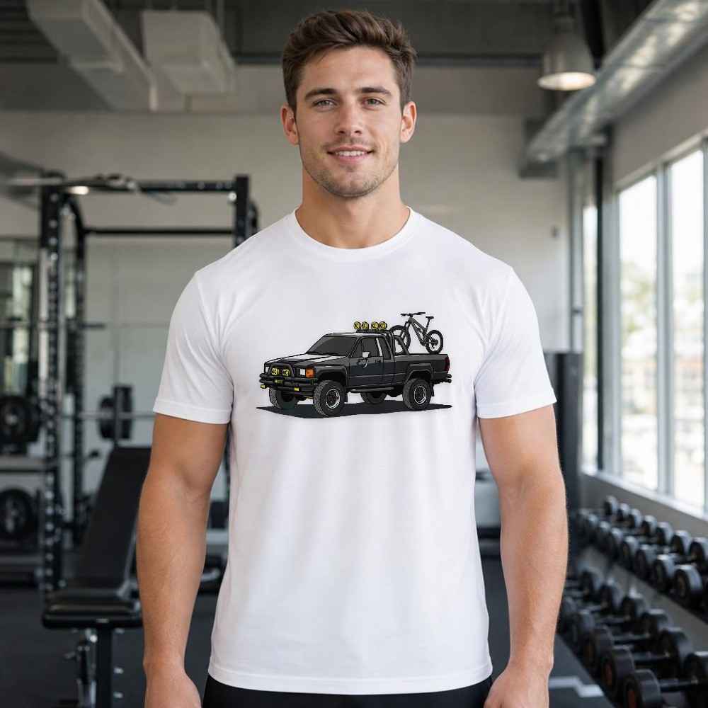 Men Summer Tee Time Travel Pic - Mountain Biking Movies recensione e prezzo
