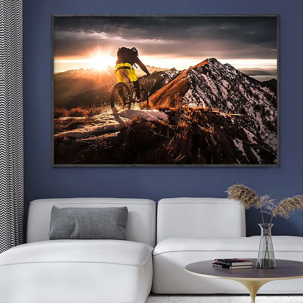 SP080 Silk Cloth Wall Poster M - Mountain Biking Movies recensione e prezzo