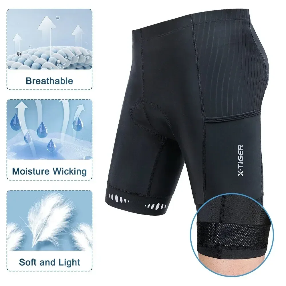 X-TIGER Men Cycling Shorts wit - Mountain Biking Body Armour recensione e prezzo