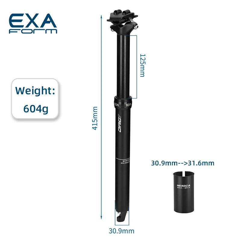 EXAFORM 30.9/31.6mm JAG-I Inte - Dropper Post Remote recensione e prezzo