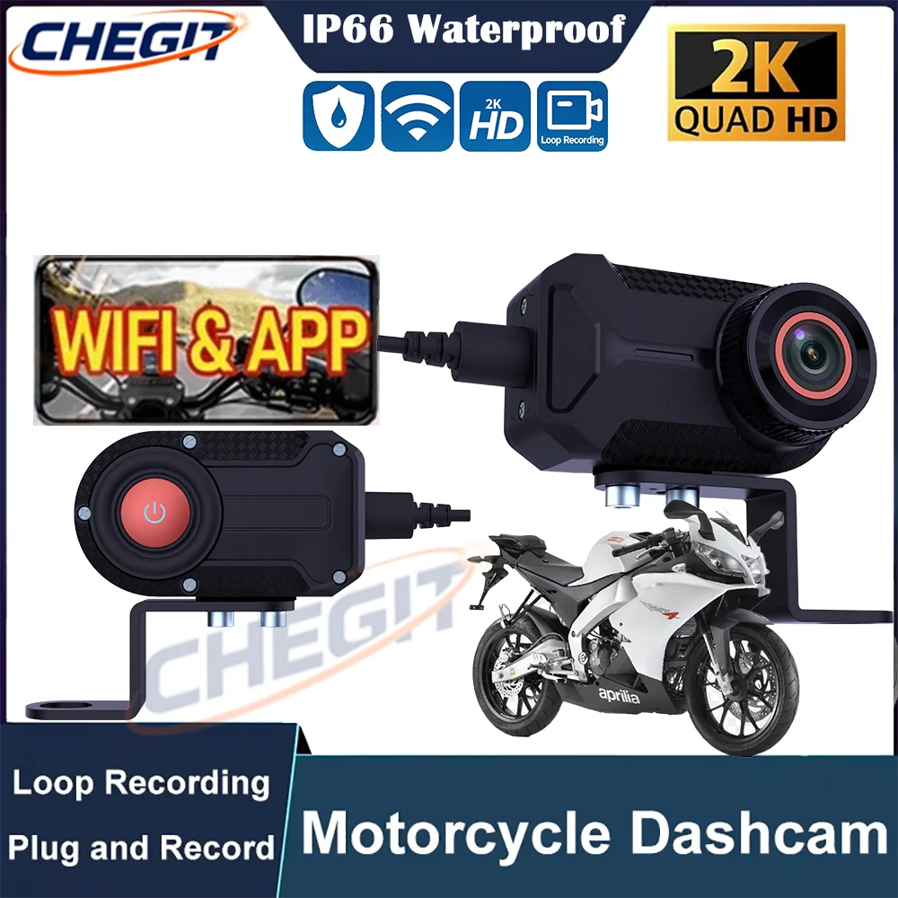 New 2K QHD WiFi Dash Cam IP66  - Mountain Biking Images recensione e prezzo