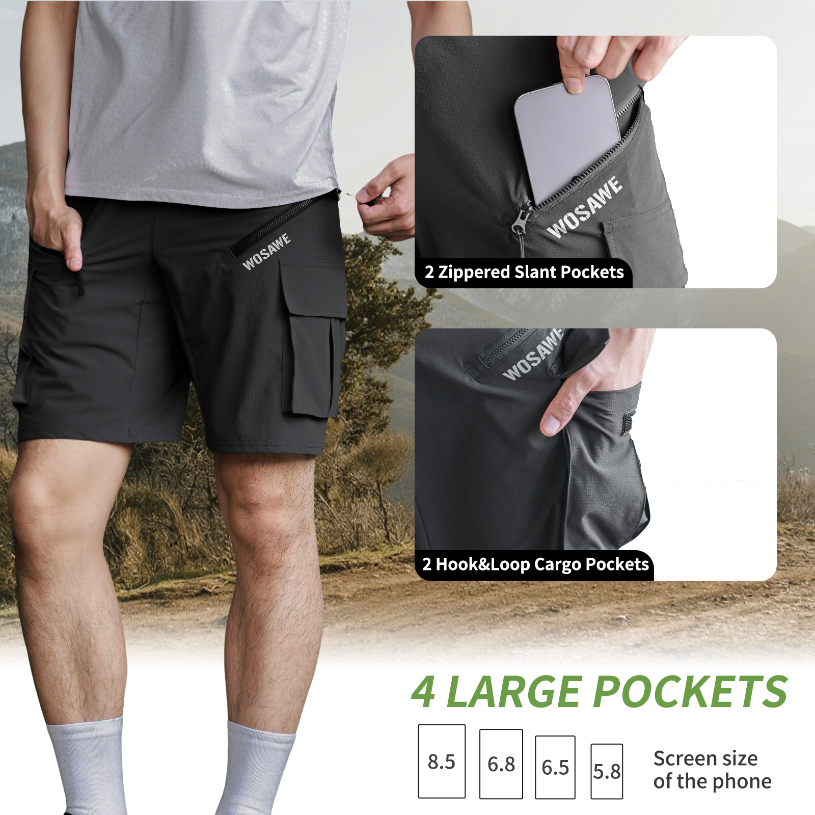 WOSAWE Cycling Shorts Loose MT - Mountain Biking Body Armour recensione e prezzo