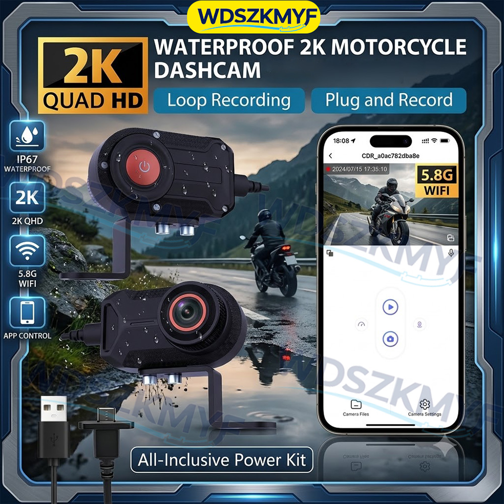 2K 30fps Motorcycle Dash Cam D - Mountain Biking Images recensione e prezzo
