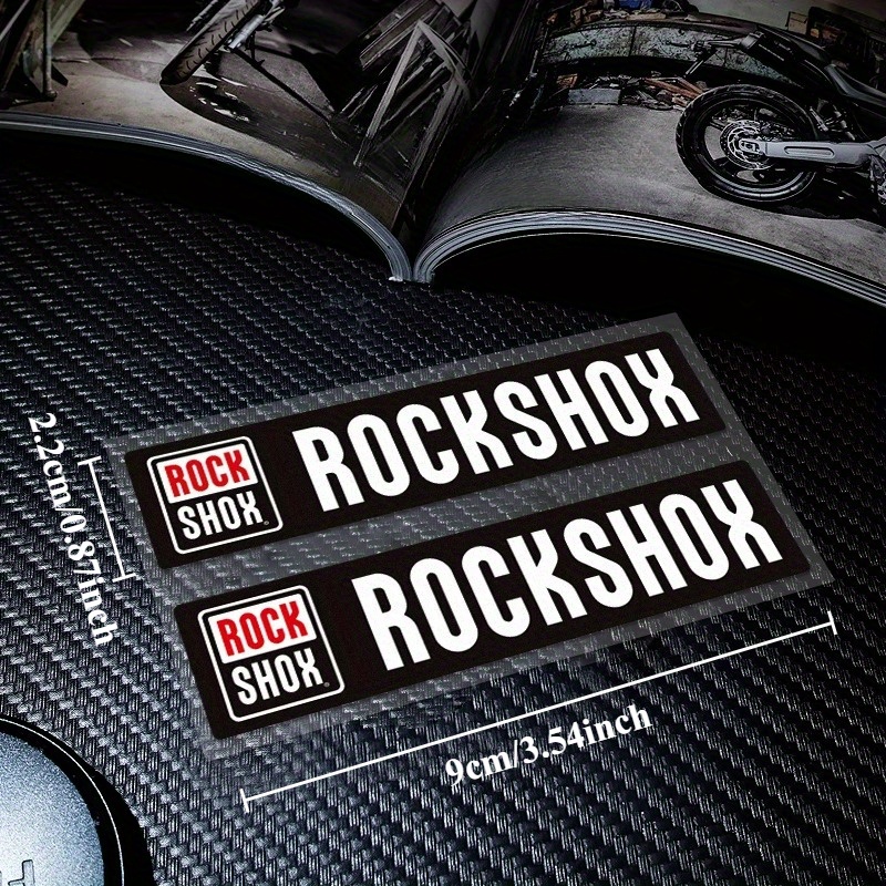 2Pcs For Rockshox Bike Sticker - Mountain Biking Body Armour recensione e prezzo