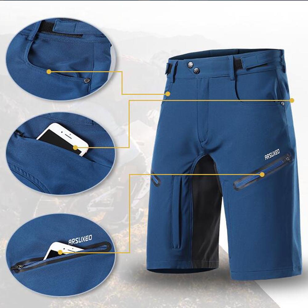 ARSUXEO Men's Cycling Shorts L - Mountain Biking Body Armour recensione e prezzo